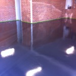 Concrete Garage Floor Colour sealed
