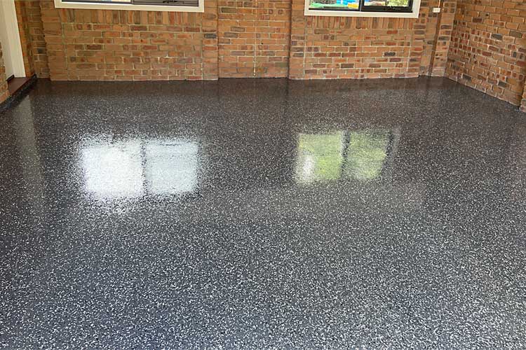 garage concrete floor services Canberra-after treatment