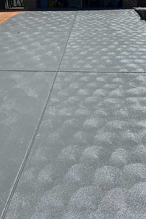home driveway surface after treatments